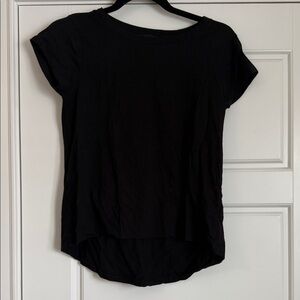 Cable & Gauge Black Short Sleeve Top